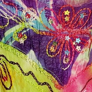 SOLD...SOLD Sequin Embellished Tye Dye Maxi Dress